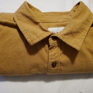 Mustard button down shirt